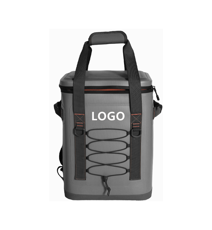 F-003 Grey Waterproof Backpack TPU Portable Soft Cooler Customizable Logo