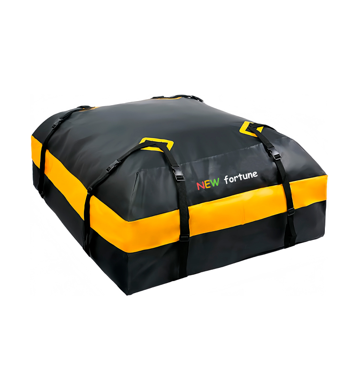 FO-10 Waterproof 15 Cubic 500D Grid PVC Carrier Car Roof Bag