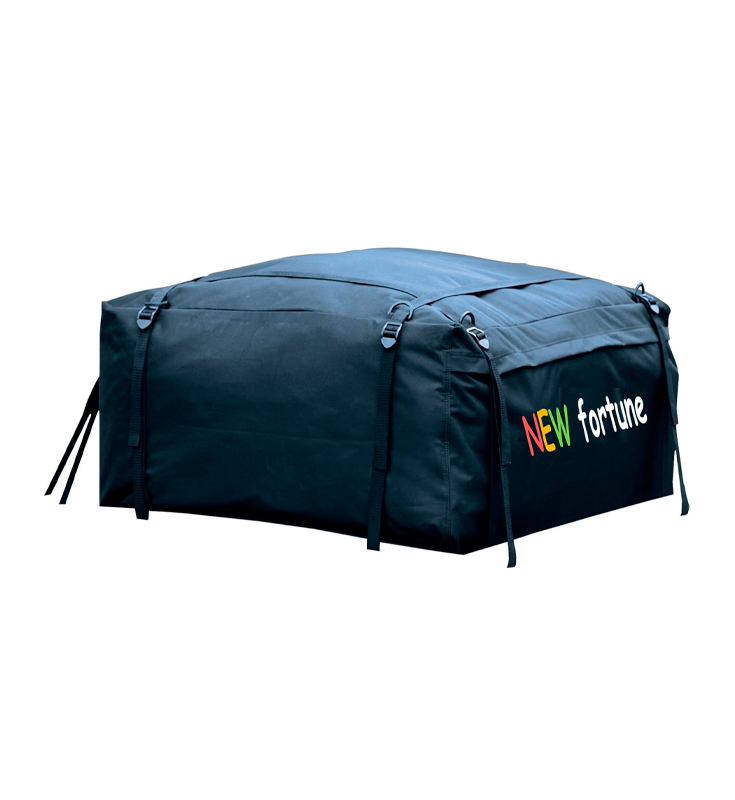 FO-16 Waterproof Black Storage Travel Car Roof Bag