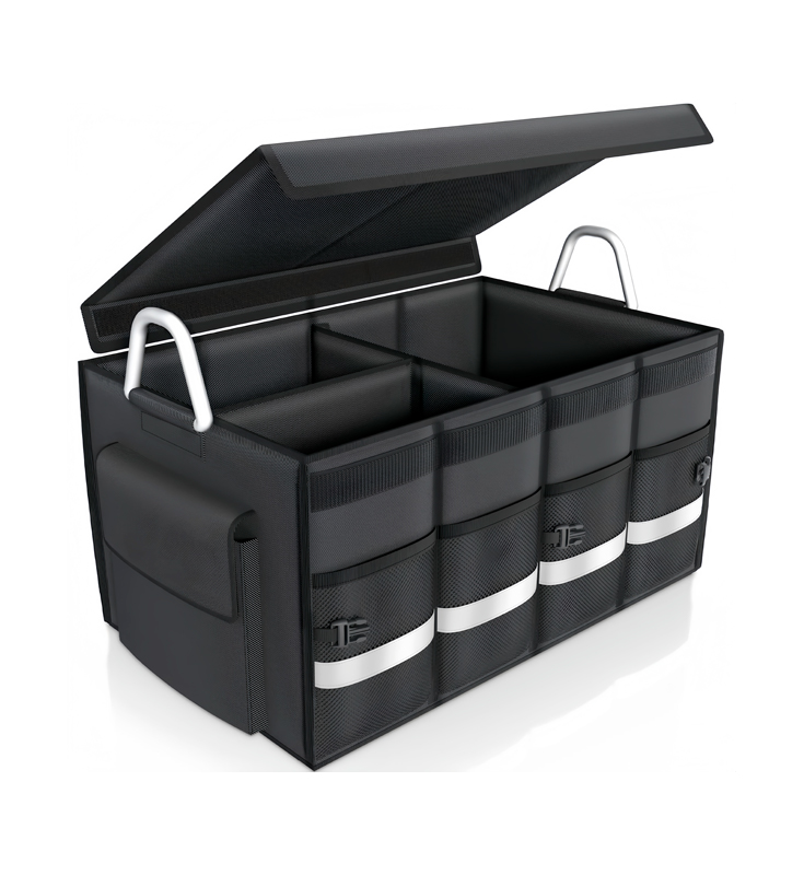 H-05 Collapsible Durable Multi Compartments Trunk Storage Bag