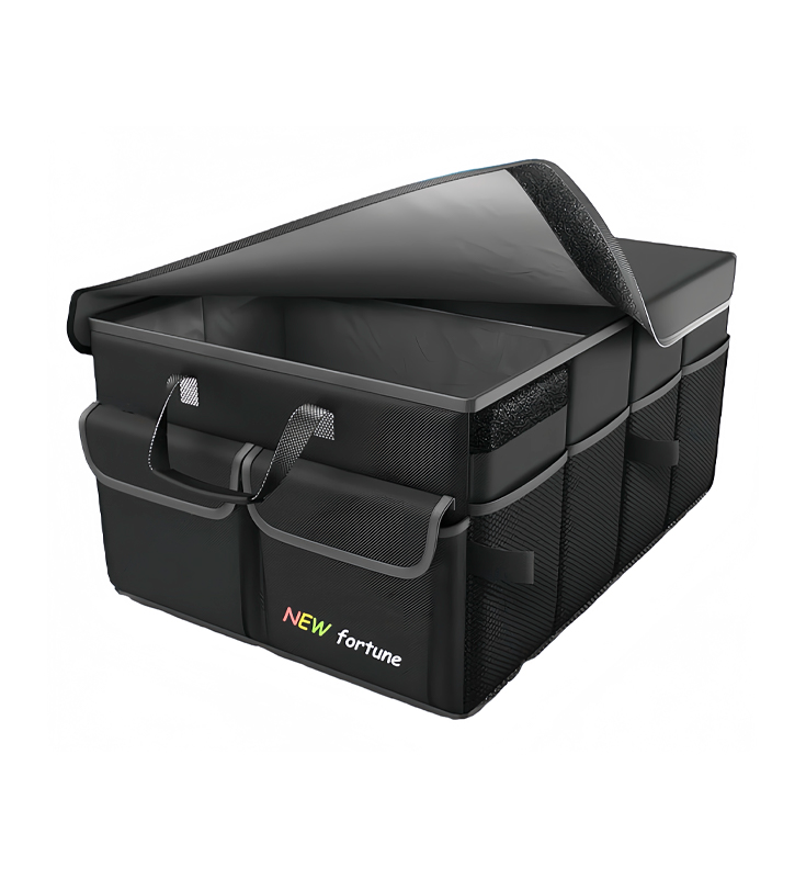 H-06 Premium Portable Car Trunk Storage Bag with Lid Handle