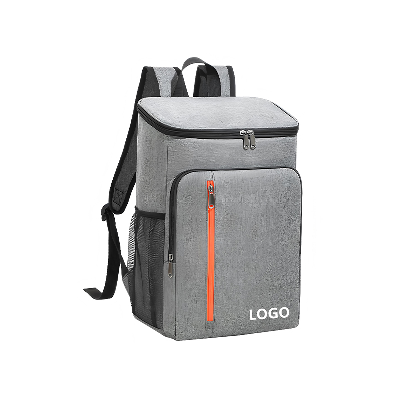B-16 Gray Waterproof Backpack Portable Soft Bag Suitable For Outdoor Hiking